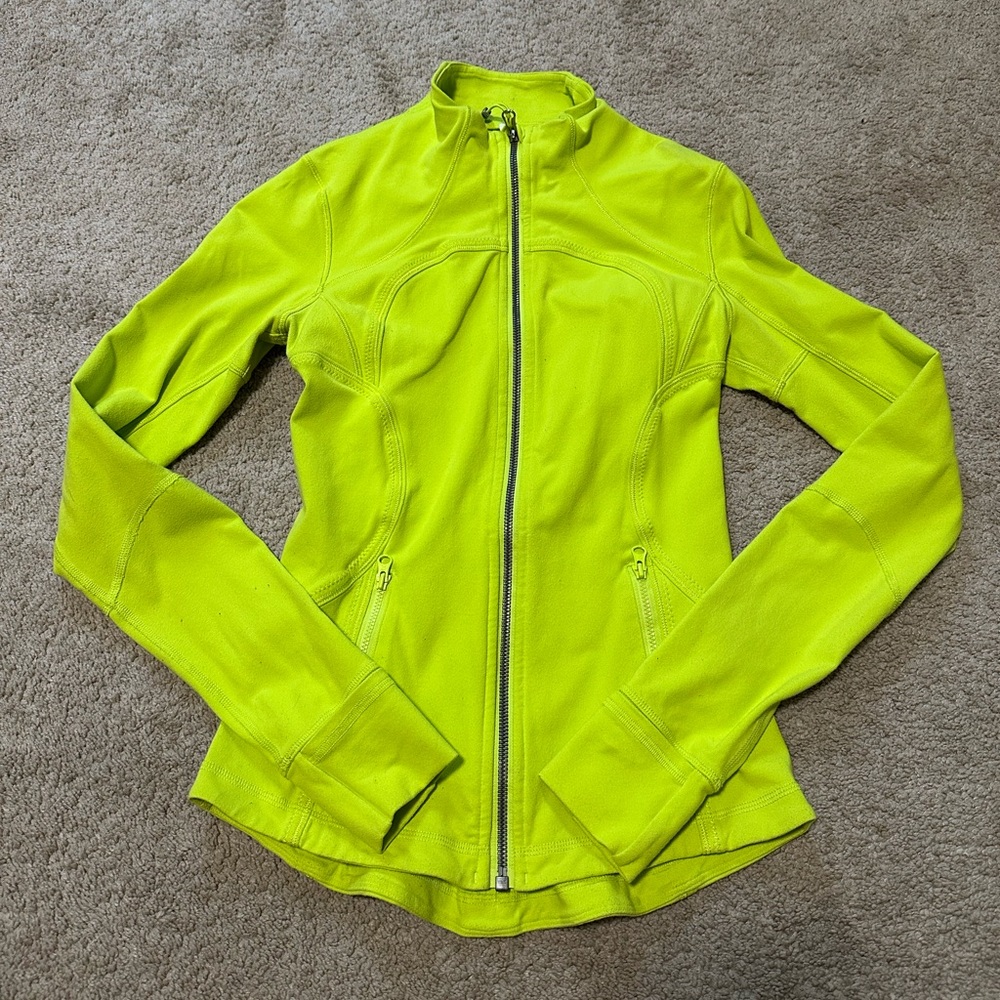 Lululemon Define Jacket Split Pea 4 XS
